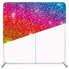 Rainbow Sequins Sparkle Party Double Sided Backdrop - Layoris