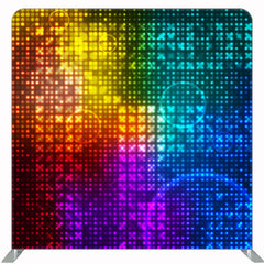 Colorful Disco Glitter Dance Party Square Backdrop - Layoris