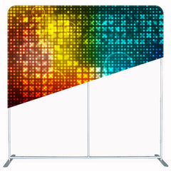 Colorful Disco Glitter Dance Party Square Backdrop - Layoris