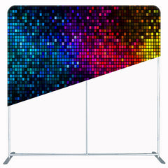 Colorful Disco Sequin Dance Party Square Backdrop - Layoris