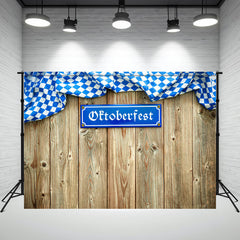 Wooden Board Texture Oktoberfest Backdrop - Layoris