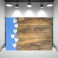 Wooden Lattice Heart Munich Oktoberfest Backdrop - Layoris