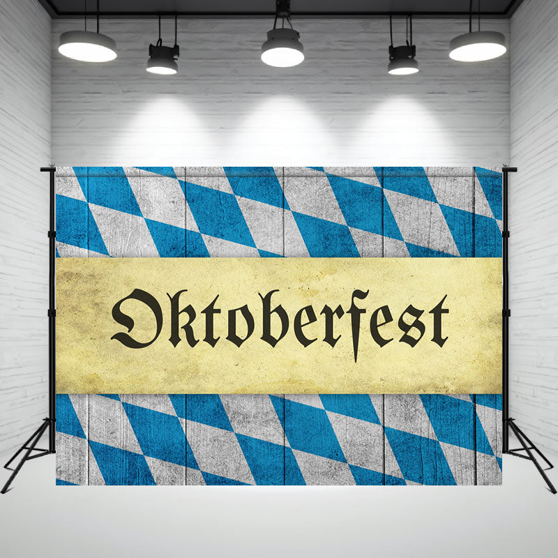 Retro Bavarian Style Oktoberfest Backdrop - Layoris