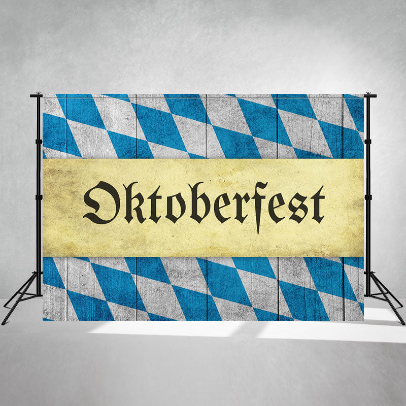 Retro Bavarian Style Oktoberfest Backdrop - Layoris
