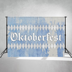 Bavarian Style Wood Grain Oktoberfest Backdrop - Layoris