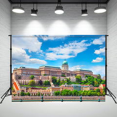 Buda Castle Royal Palace On Hill Architecture Backdrop - Layoris