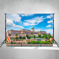 Buda Castle Royal Palace On Hill Architecture Backdrop - Layoris