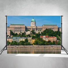 Budapest Castle Architecture Backdrop - Layoris
