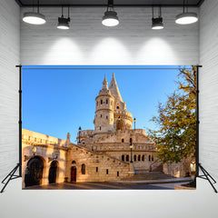 Fisherman Bastion On Buda Hill Architecture Backdrop - Layoris