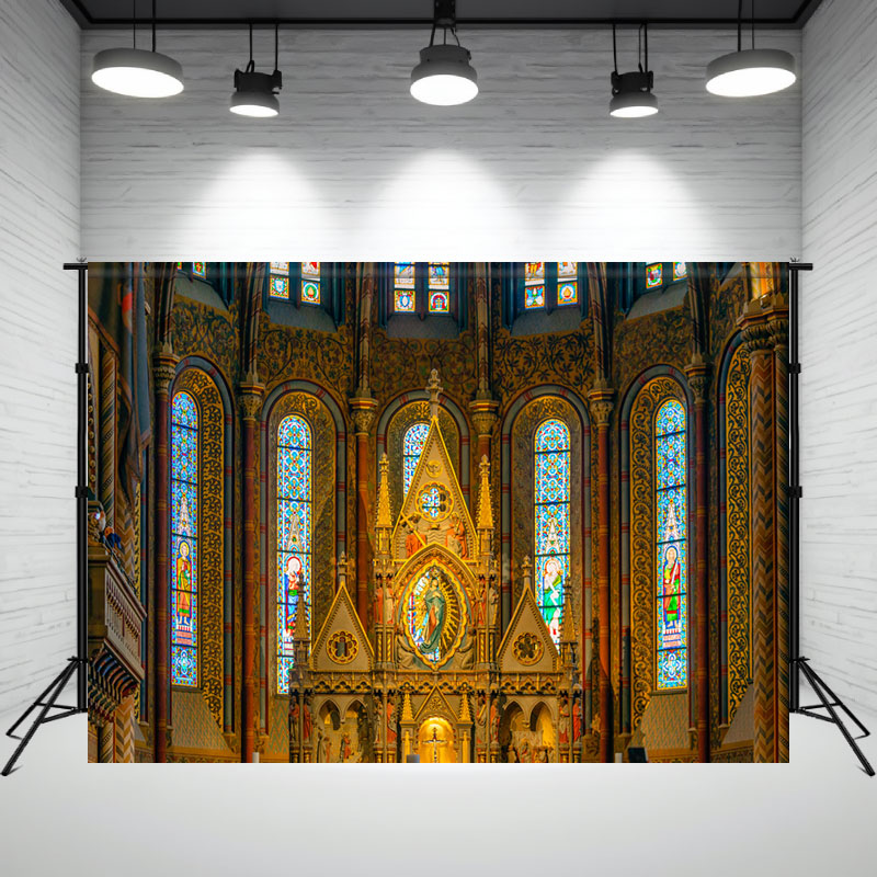 Interior Matthias Church Architecture Backdrop - Layoris