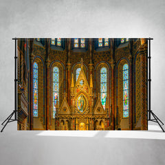 Interior Matthias Church Architecture Backdrop - Layoris