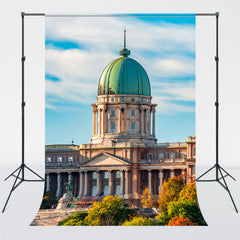 Buda Palace In Autumn Architecture Backdrop - Layoris