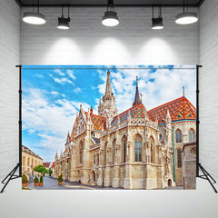St. Matthias Church Architecture Backdrop - Layoris