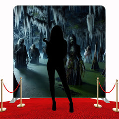 Horrible Zombie Halloween Double Sided Backdrop - Layoris