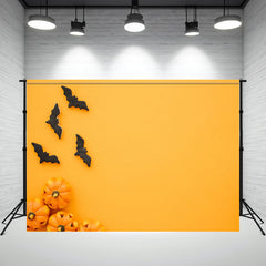 Bat Pumpkin Diy Halloween Photography Backdrop - Layoris