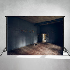 Dilapidated Empty Interior Photo Backdrop - Layoris