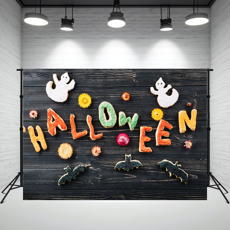 Cute Pumpkin Ghost Diy Halloween Backdrop - Layoris
