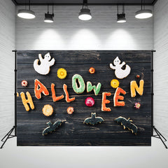 Cute Pumpkin Ghost Diy Halloween Backdrop - Layoris
