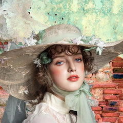 Vintage Damaged Street Brick Wall Backdrop - Layoris