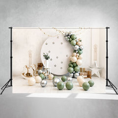 Balloon Set Decoration Mini Session Backdrop - Layoris