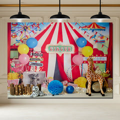 Layoris Circus Themed Mini Session Backdrop