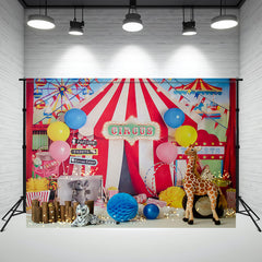 Layoris Circus Themed Mini Session Backdrop