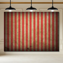Layoris Retro Circus Stripes Backdrop For Event