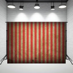 Layoris Retro Circus Stripes Backdrop For Event