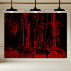 Layoris Spooky Red And Black Texture Backdrop
