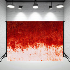 Layoris Scary Red Wall Backdrop For Halloween