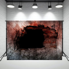 Layoris Scary Hole In The Wall Halloween Backdrop