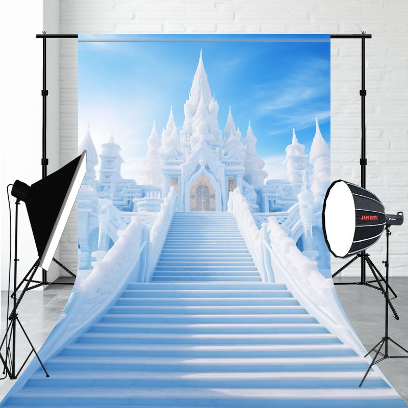Ice Castle Architecture Sweep Backdrop - Layoris
