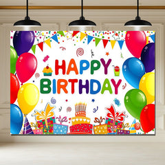Layoris Happy Birthday Backdrop Banner Sign For Boys Girls