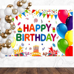 Layoris Happy Birthday Backdrop Banner Sign For Boys Girls