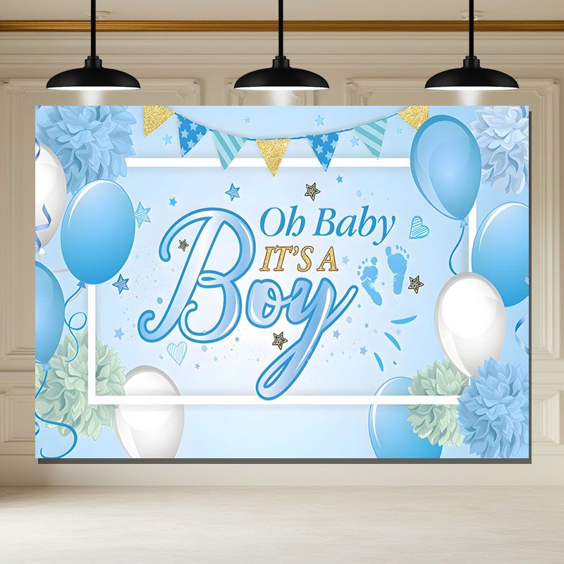 Layoris Baby Shower Party Backdrop Photo Booth Background