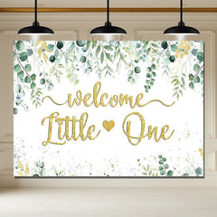 Layoris Eucalyptus Leaves Greenery Baby Shower Banner