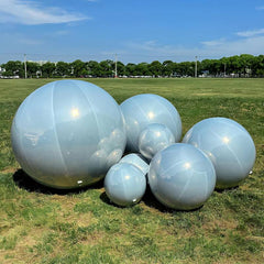 White Mirror Inflatable Reflective Ball Event Decor