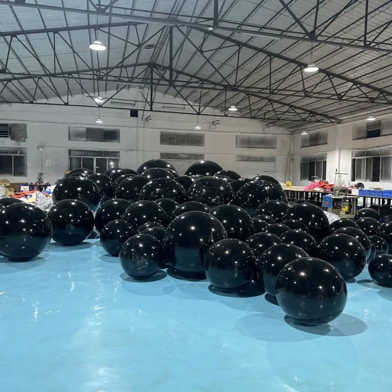 Black Event Decorative Reflective Sphere Mirror Ball