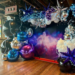 Black Event Decorative Reflective Sphere Mirror Ball