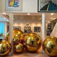 Large Inflatable Golden Mirror Ball