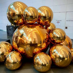 Large Inflatable Golden Mirror Ball