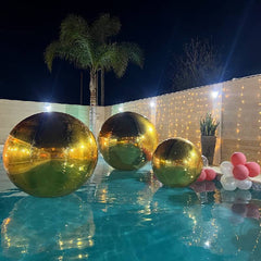 Large Inflatable Golden Mirror Ball