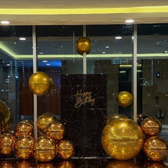 Large Inflatable Golden Mirror Ball