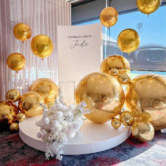 Large Inflatable Golden Mirror Ball