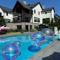 Rainbow Mirror Ball Inflatable Event Decor Balloon