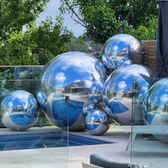 Silver Mirror Ball Inflatable Reflective Ball