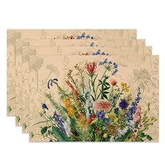 Layoris Bouquet Tischset, Hellbraun