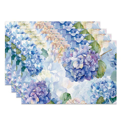 Layoris Blue Hydrangea Placemat Set