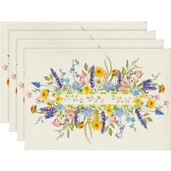 Layoris Vintage Botanical Garden Placemat Set