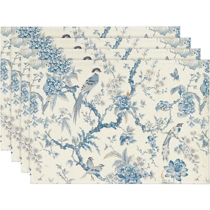 Layoris Cute Bird Branches Placemat Set